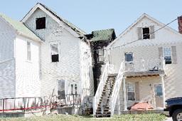Fire Damages Building